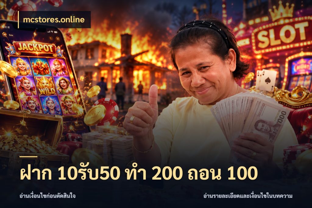 ฝาก 10รับ50 ทํา 200 ถอน 100 สนุกกับตัวเลือกโปรในสไตล์ของคุณ ในมุม mcstores.online