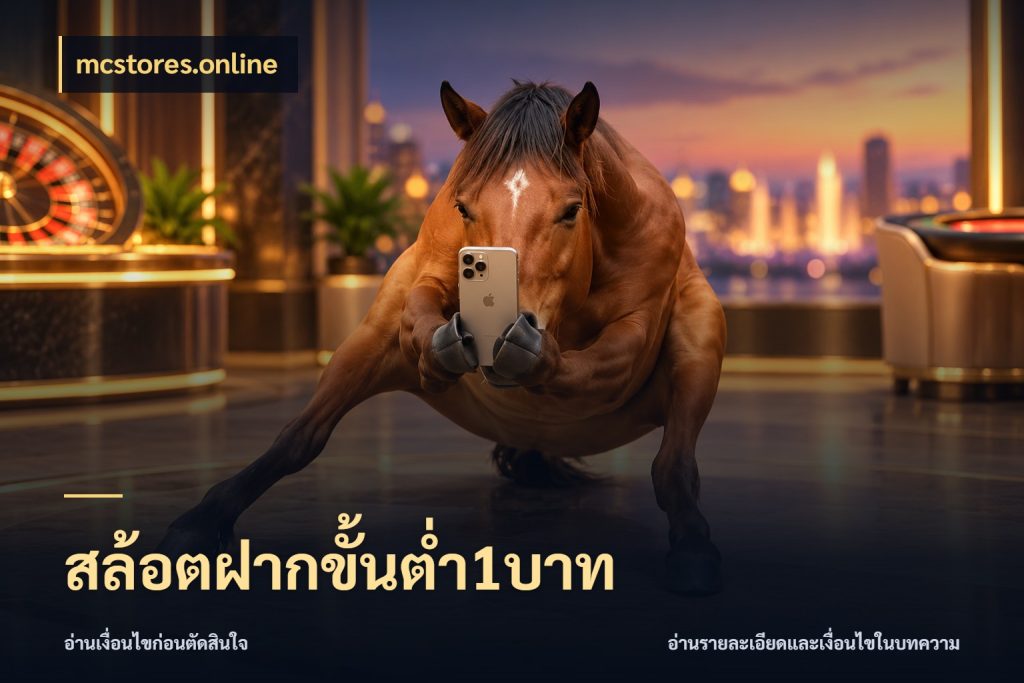 สล้อตฝากขั้นต่ำ1บาท จำนวนเริ่มต้นกับรายละเอียดที่สายเกมสนใจ สไตล์ mcstores.online