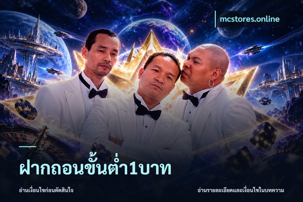 ฝากถอนขั้นต่ำ1บาท