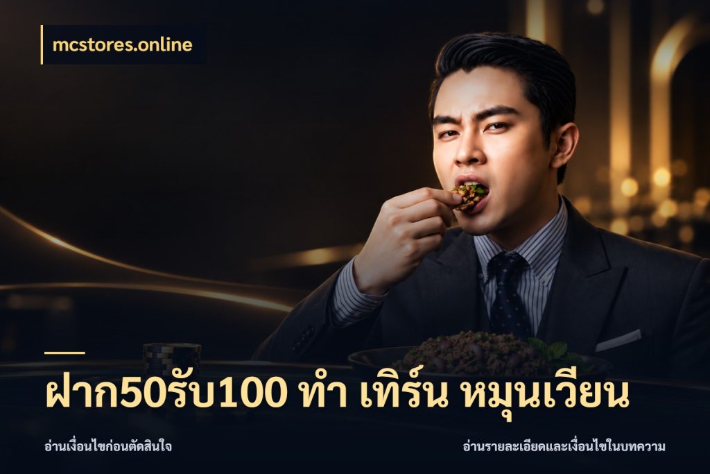 ฝาก50รับ100 ทํา เทิร์น หมุนเวียน สนุกกับตัวเลือกโปรในสไตล์ของคุณ ในมุม mcstores.online