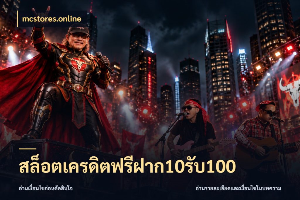 สล็อตเครดิตฟรีฝาก10รับ100 จับประเด็นยอดรับก่อนเลือกความสนุก สไตล์ mcstores.online
