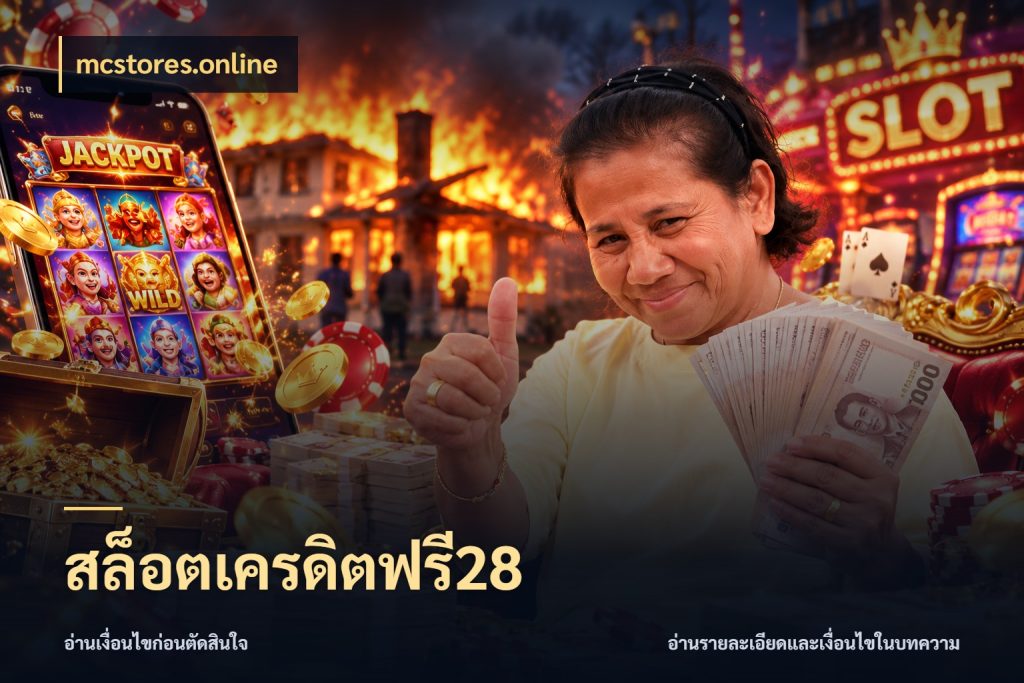 สล็อตเครดิตฟรี28 จับมุมเด่นของเครดิตฟรีให้ตรงใจ สไตล์ mcstores.online